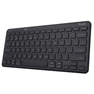 Image de Trust Lyra clavier Universel RF sans fil + Bluetooth QWERTY Italien Noir Neuf