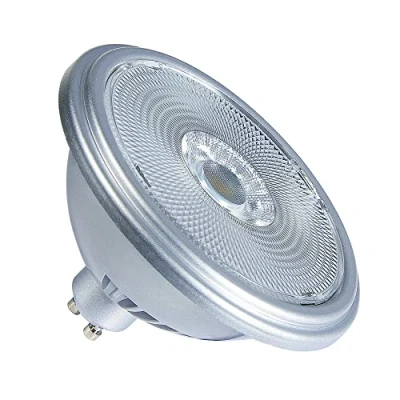 Image de SLV Lampe LED QPAR111 / Ampoule GU10 4000 K 12,5 W 1000 lm Argenté Intensité variable