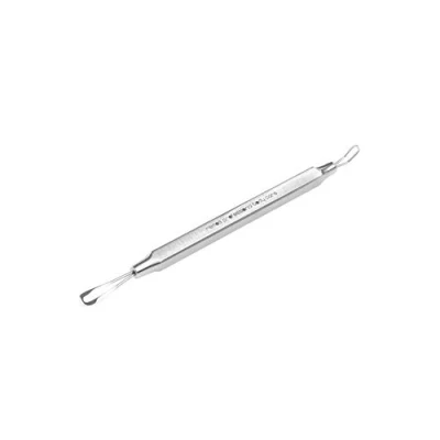 Image de REMOS Tire comédons/enlève boutons avec 2 boucles, acier inoxydable, 10 cm