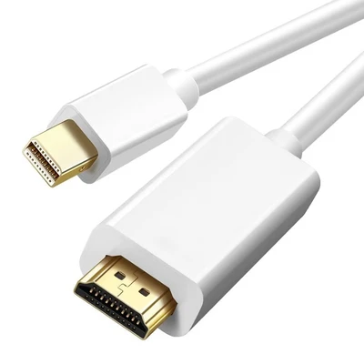 Image de Techly ICOC MDP 020H câble vidéo et adaptateur 2 m HDMI Mini DisplayPort Blanc Neuf