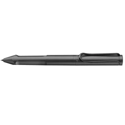 Image de LAMY Safari Twin Pen All Black EMR Stylo pour écran Tactile et à Bille 2 en 1 Pointe PC/EL avec Grip Ergonomique Design Intemporel Ecriture Dessin numérique analogique