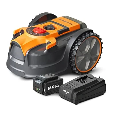 Image de Lawnmaster Robot Tondeuse Autonome 24V sans Fil périmétrique Le Plus Simple du marché