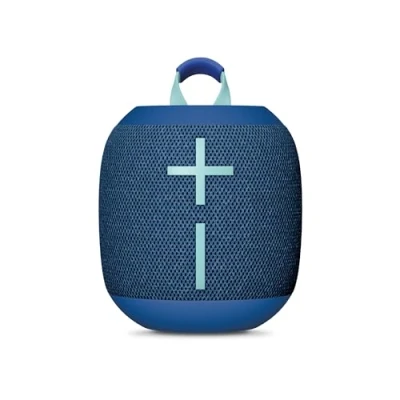 Image de Ultimate Ears WONDERBOOM 4, Enceinte Bluetooth Portable et étanche avec de puissantes Basses Un Son à 360 degrés, Flottante la poussière d’Une portée 40 m Bleu