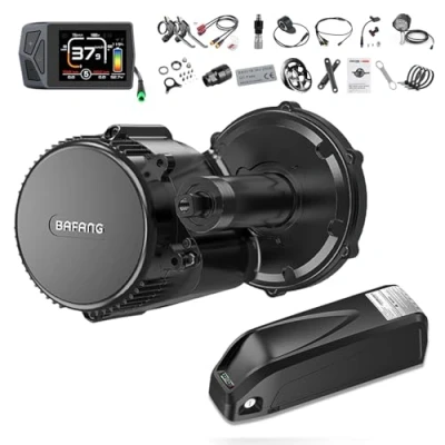 Image de Bafang 52V 1000W BBS03 HD Moteur avec EKD01 Écran LCD au Lithium de vélo électrique à entraînement Moyen Kits Conversion Ebike