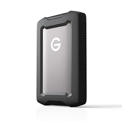 Image de SanDisk Professional G Drive 1 to ArmorATD, Disque HDD Externe Portable, Durable et Robuste, jusqu&#039;à 140 Mo/s, USB C (5 Go/s), 3.2 Gén