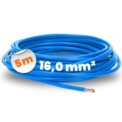 Image de Lapp 4520026 H07V K 16,0 mm² Bleu I Câble de Câblage flexible Fil simple en PVC Toron 16