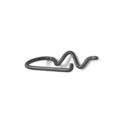 Image de Ferm Living Porte papier toilette Curvature Laiton noir