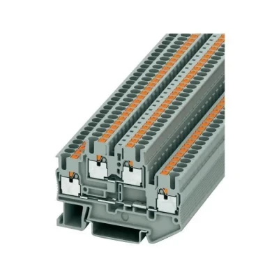 Image de Bloc de jonction 2 niveaux gris 22 A (L x l H) 68 5.2 47.5 mm Phoenix Contact 3210567 PTTB 2,5