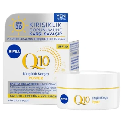 Image de Nivea Q10 Power ANTI Wrinkle DAY CARE SPF30 Soin de jour, Taille: 50 ml,