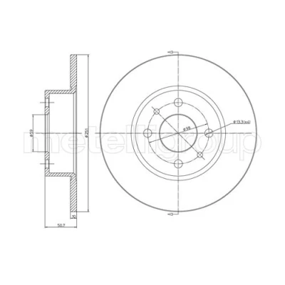 Image de Disque de frein CIFAM 800 193C