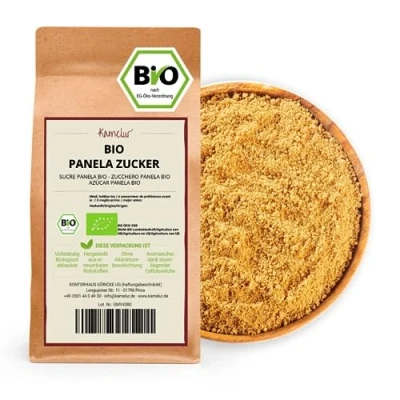 Image de 1kg de Sucre panela BIO canne complet non traité Colombie, sans aucun additif emballages écologiques