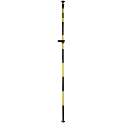 Image de Stanley 1 77 184 Extension Pour Niveau Laser Cl90 Conception Très Robuste En Aluminium 4 Sections Vissable Et Une Section Télescopique Support Coulissant Filetage 5/8&quot;