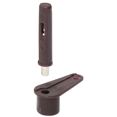 Image de Gedotec H10266 Charnière pour butée invisible Bande de perçage en plastique marron porte à presser percer portes