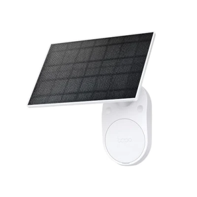 Image de Tapo A201 Panneau solaire compatible avec toutes les caméras Résistant à l&#039;eau IP65 Cellules monocristallines efficaces Installation flexible câble de 4 m