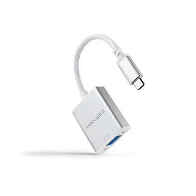 Image de Nanocable 10.16.4101 adaptateur graphique USB 1920 x 1200 pixels Argent Neuf