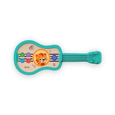 Image de Baby Einstein, Hape Jouet musical en Bois, Ukulélé Magic Touch, 6 Chansons, 2 Instruments Musicaux et Sons d&#039;Animaux, mois+