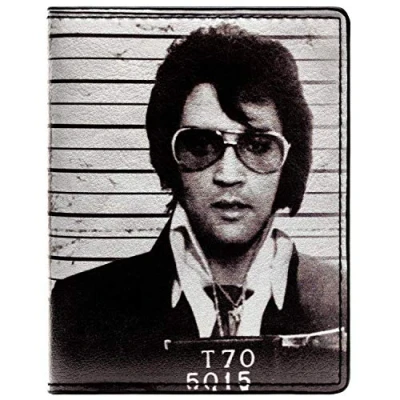 Image de Elvis Presley The King of Rock &amp; Roll Photo d&#039;identité Multicolore Portefeuille