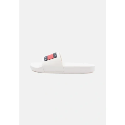 Image de Tommy Jeans FLAG POO EN0EN02115TCR Sandales de bain, Femme, Taille: 40, White Polyester