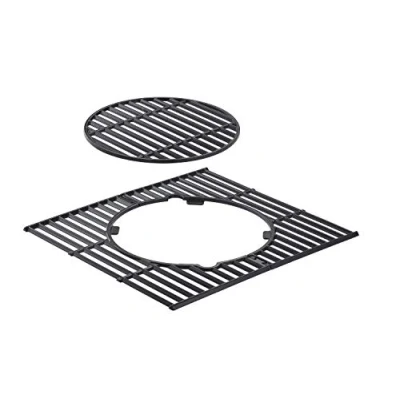 Image de RÖSLE Grille barbecue VARIO+, de cuisson qualité en fonte émaillée pour inserts VARIO, compatible avec tous les modèles VIDERO G2/G4/G6 à partir 2021