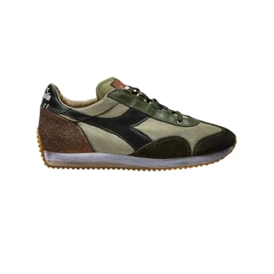 Image de Diadora Heritage Chaussures Equipe Dirty SW Evo 181251 Baskets Casual Unisexe Toile Vert Sauge, sauge., 43 EU
