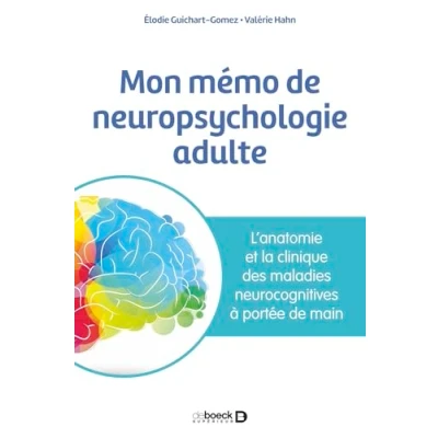 Image de Mon mémo de neuropsychologie adulte: L&#039;anatomie et la clinique des maladies neurocognitives à portée main