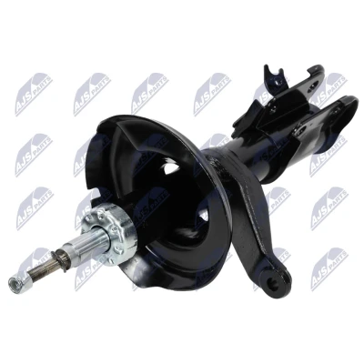 Image de NTY A HD 014 Amortisseur Essieu avant droit Pression de gaz Système bitube Jambe suspension Goujon en haut, Collier bas