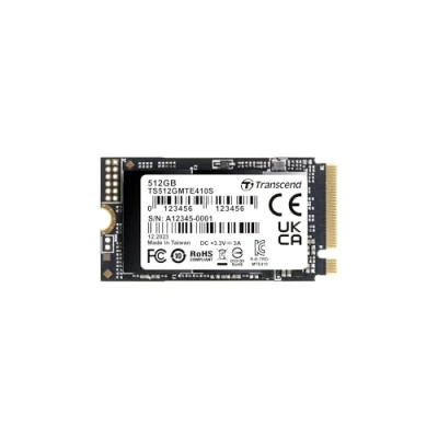 Image de Transcend M.2 NVMe SSD 512GB 2242 PCIe Gen4x4 Maximum Read: 5000MB/s Max Write: 3500MB/s M Key TS512GMTE410S