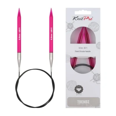 Image de KnitPro KP51150 Aiguilles Circulaires Fixes Bois Multicolore 120 cm x 8 mm