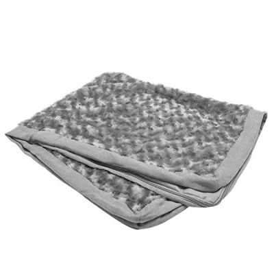 Image de FurHaven Housse de Rechange Ultra pelucheuse en Fausse Fourrure et Daim pour lit Chien Gris, Taille M