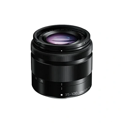 Image de Panasonic Lumix 35 100mm F4.0 5.6 Objectif Téléphoto H FS35100E K (Stabilisé, Compact, equiv. 35mm : 70 200mm) Noir Compatible monture Micro 4/3 &amp; Olympus