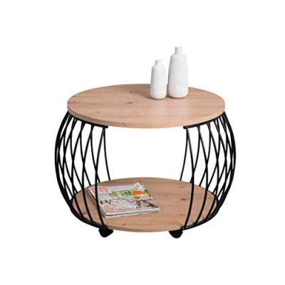 Image de M2 Kollektion Table Basse, Bois d&#039;ingénierie, Pékin 1, Artisanal, Peking 1