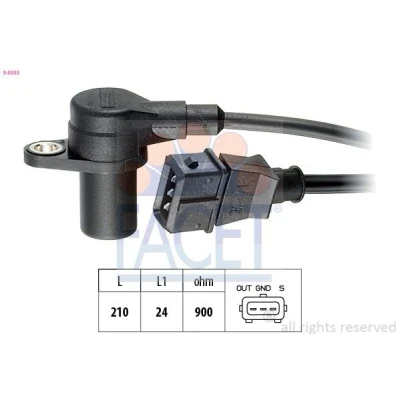 Image de FACET 9.0828 Capteur d&#039;impulsions AUDI: Q7, Q5, A4 B8 Avant, VOLKSWAGEN: Touareg II