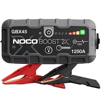 Image de NOCO Boost X GBX45 1250A 12V Voiture Lithium UltraSafe, Chargeur Batterie Portable USB C et Câbles de Démarrage pour Moteurs à Essence Jusqu&#039;à 6,5L Diesel 4,0L