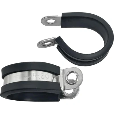 Image de Lumonic 5x 22mm Colliers de serrage avec garniture en caoutchouc, acier inoxydable V2A I à visser Collier 22mm, Colli