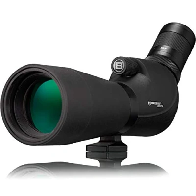 Image de Bresser Spectiv Corvette 15 45 x 60 cm étanche avec Corps Rotatif à 340, Armature en Caoutchouc Robuste et Aspect Multicouche Noir