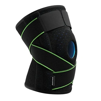 Image de Bodyprox Genouillère avec stabilisateurs latéraux et coussinets en gel pour un parfait soutien du genou Arthrite (Regular)
