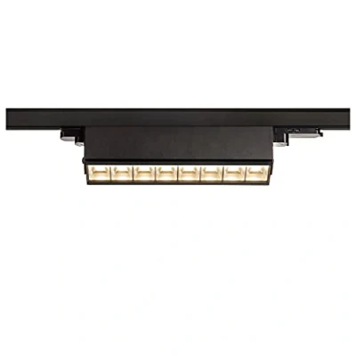 Image de SLV 1004690 système d&#039;éclairage 3 phases SIGHT MOVE/Spot LED Spot de plafond, plafonnier, rail, éclairage intérieur / 3000 K 26,0 W 2700 lm Noir Intensité variable