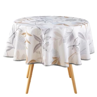 Image de douceur d&#039;intérieur, Nappe Ronde (Diamètre 180 cm) Miraline, Polyester Imprimé