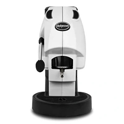 Image de Didiesse Cafetière avec tablettes hexagonales de 44 mm modèle Baby Frog Compacte 450 W fonction Stand by et réservoir 1,5 l (blanc)