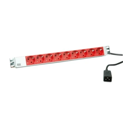 Image de Bachmann 333.936 Bloc multiprise 9 Prises Schuko C20 19&#039;&#039;, 19071760