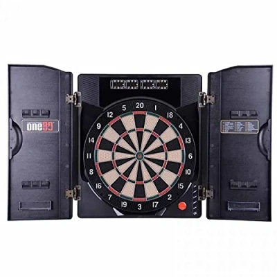 Image de ONE80 Deluxe II Electronic Dartboard Cible de fléchettes Unisexe, Multicolore, 18&#039;&#039; durchmesser