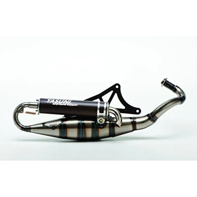 Image de D&#039;échappement YASUNI Scooter R Noir pour Piaggio