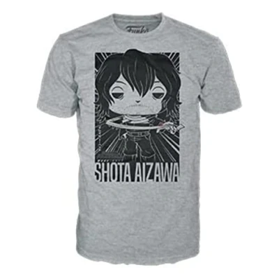 Image de Funko Pop! &amp; Tee: My Hero Academia (MHA) Hota Shota Aizawa Small (S) T Shirt Vêtements avec Une Figurine en Vinyle à Collectionner Idée de Cadeau Jouets et Top Manches Courtes