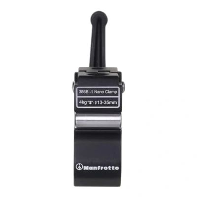 Image de Manfrotto 386B 1 accessoire de trépied Accessoires (Noir, Aluminium, 1/4, 3/8&quot;, 97 g)
