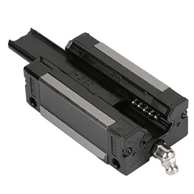 Image de bloc de rail, 2Pcs 20mm HGH20CA chariot coulissant coulisseau linéaire guide mouvement types interchangeables