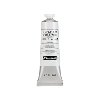 Image de Schmincke HORADAM Gouache Blanc titane 60ml
