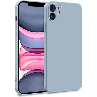 Image de MyGadget Coque Compatible avec Apple iPhone 11 Case TPU Souple &amp; Soft Doublure Microfibre Cover Protection Extra Fine Légère Bleu Clair