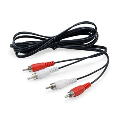Image de Accessoires pour Cable Equip 147094 Audio 2 x RCA / male vers Noir 2,5 m