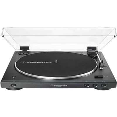 Image de Audio Technica AT LP60XBT Tourne disque entraîné par courroie Noir Complètement automatique