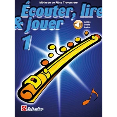 Image de Jean castelain : ecouter, lire &amp; jouer 1 flute traversiere recueil + enregistrement(s) en ligne